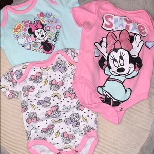 Minnie Mouse onesies